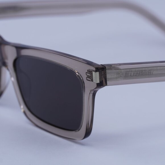 Saint Laurent SL461 BETTY 014 Sunglasses Brown Rectangle Frame, Black Lenses - Picture 11 of 13